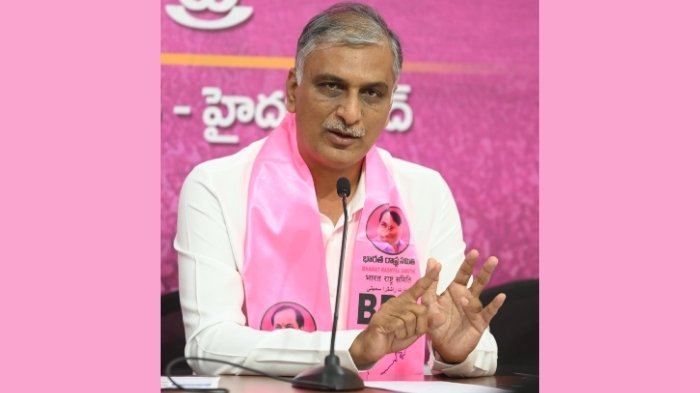harish rao alleges massive scam in ham road projects